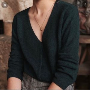 Sezane Barry Dark Green XS